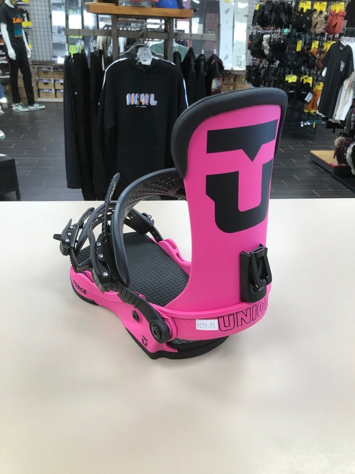 UNION FORCE BINDINGS MEN'S SIZE MEDIUM (HOT PINK/TEAM HB) *NEW IN BOX*