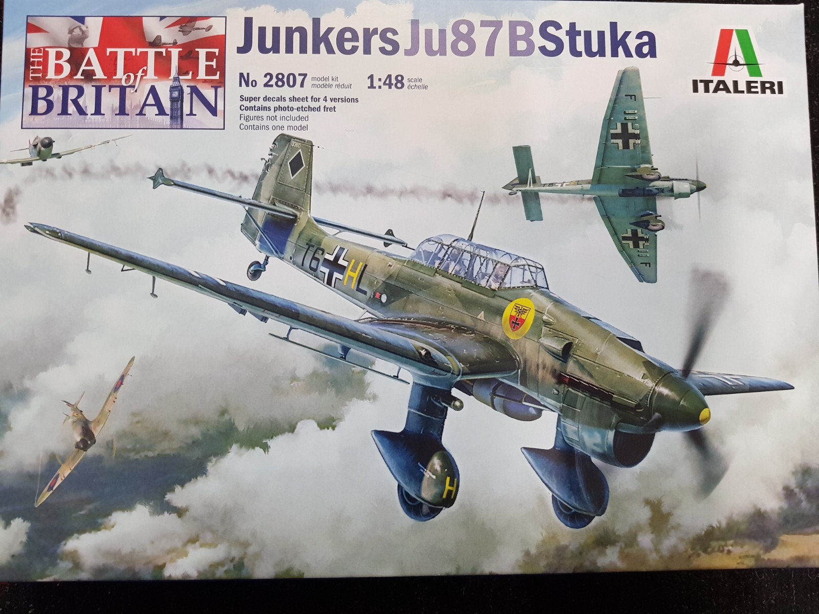 2807 Italeri 1:48 Scale Junkers Ju87B Stuka