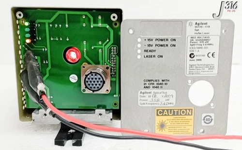 28940 AGILENT LASER HEAD, POWER: 370uW, 3.61MHZ, ASML 4022.454.71615 5517D-C19