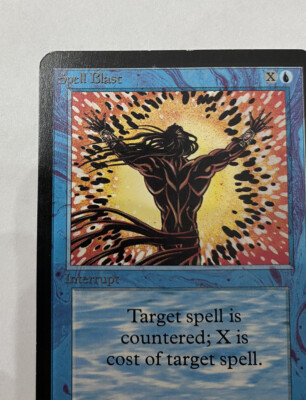 マジック：ザ・ギャザリング spell blast alpha MAGIC THE GATHERING - ALPHA - SPELL BLAST - Unplayed - NM | eBay