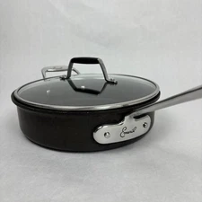 Emeril All-Clad Anodized Nonstick Skillet Saute Fry Pan 3QT 10in Calphalon Lid