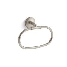 KOHLER Paces Wall Mounted Towel Ring in Vibrant Brushed Nickel