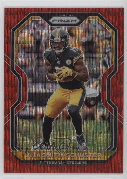 2020 Panini Prizm Red Wave Prizm 7/149 JuJu Smith-Schuster #66 pe8