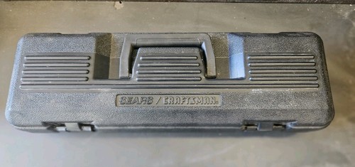Vintage Sears Craftsman USA 17" Compact Truck Black Tool Box  Case 9-65117 **A**