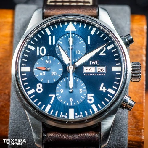 IWC Schaffhausen  377714 Chronograph Edition “Le Petit Prince” 43 mm Blue