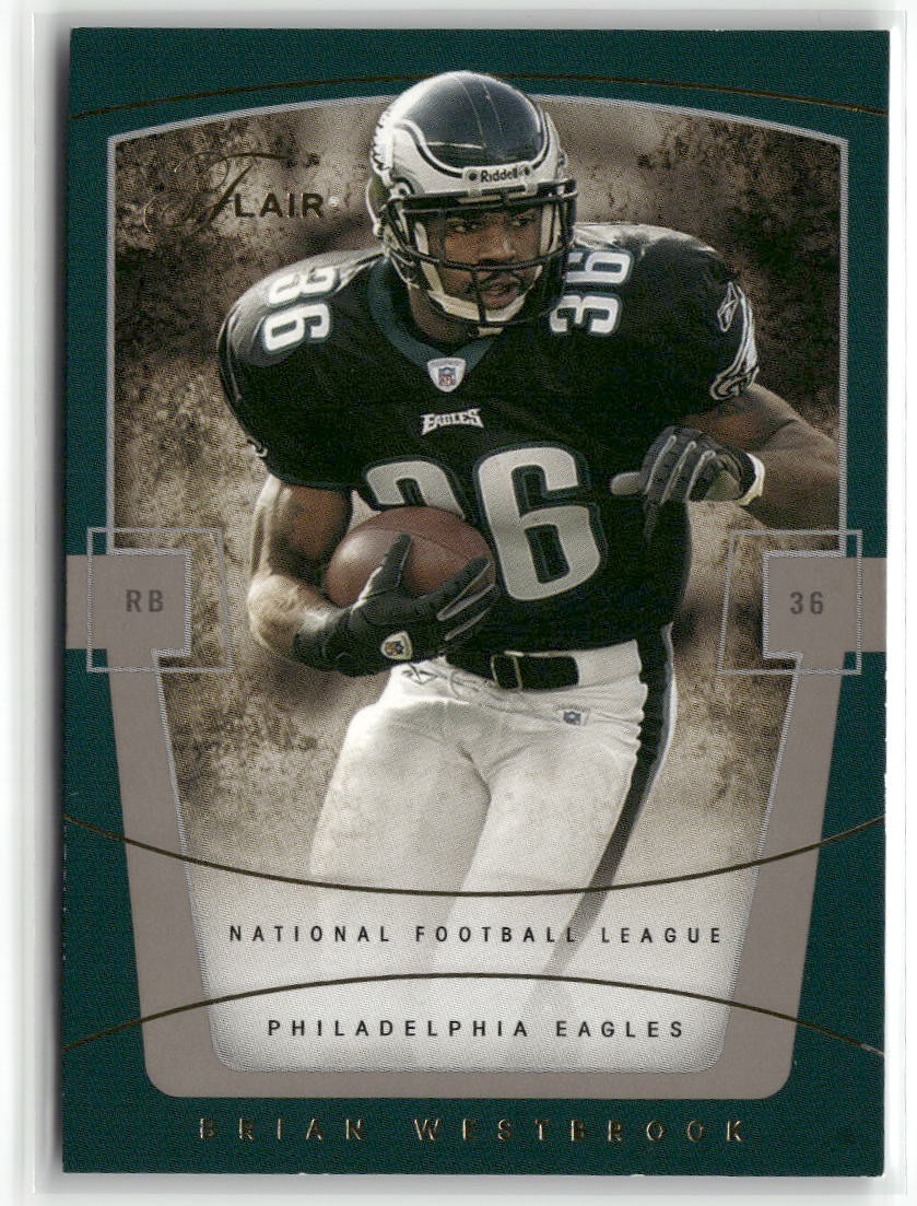 2004 Flair #26 Brian Westbrook Collection Row 1 #/100 ☘️252