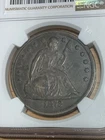 NGC XF40 1872  SEATED LIBERTY DOLLAR VERY NICE SURFACES