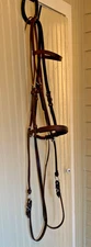 Bitless Bridle BROWN BETA BIOTHANE Headstall & Reins Set EASY CARE Complete Rig