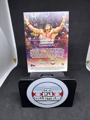 Topps Ultimate Warrior SummerSlam WWE Universe Sports Trading Card #288/125 - Picture 2 of 3