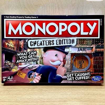 Monopoly Cheaters Edition Board Game 2017 COMPLETE   Tested Working 