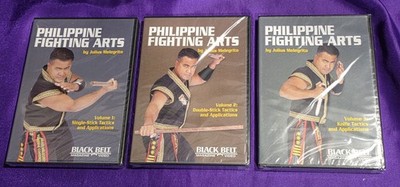 NEW! 3 DVD's! Philippine Fighting Arts Vol. 1, 2, & 3! (DVD) Black Belt Magazine