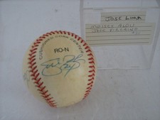 JOSE LIMA -MOISES ALOU-JOSE VIZCAINO AUTOGRAPHED MAJOR LEAGUE BASEBALL