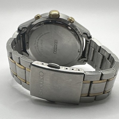 Seiko Men's Black Watch - 4T57-00G0 for sale online | eBay