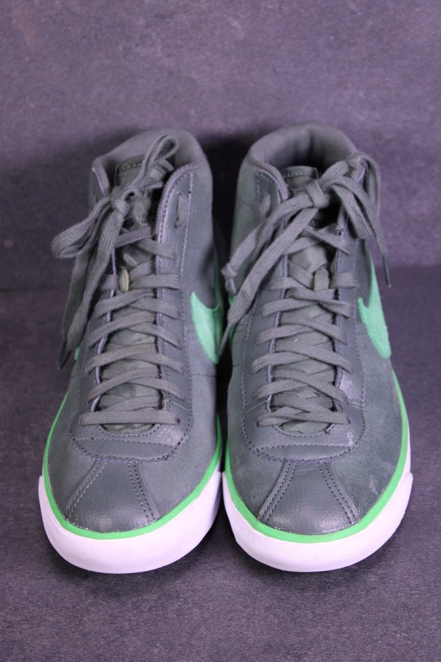 Nike Bruin Mid-Top Unisex Sneaker Sportschuhe Gr. 42 grün Leder Suede BS945 - Bild 4 von 4
