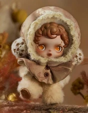 Popmart Skullpanda L'impressionisme Plush Pendant Blind Box -- AMBER