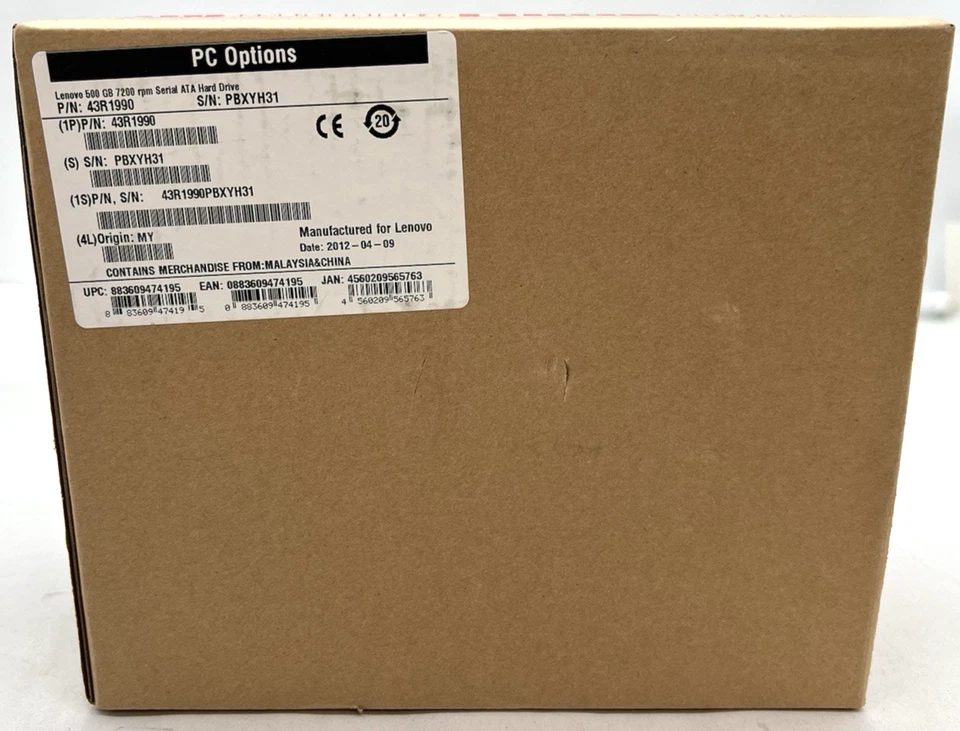Lenovo 500GB 7200 rpm Serial ATA Hard Drive 43R1990 - Image 2 of 4