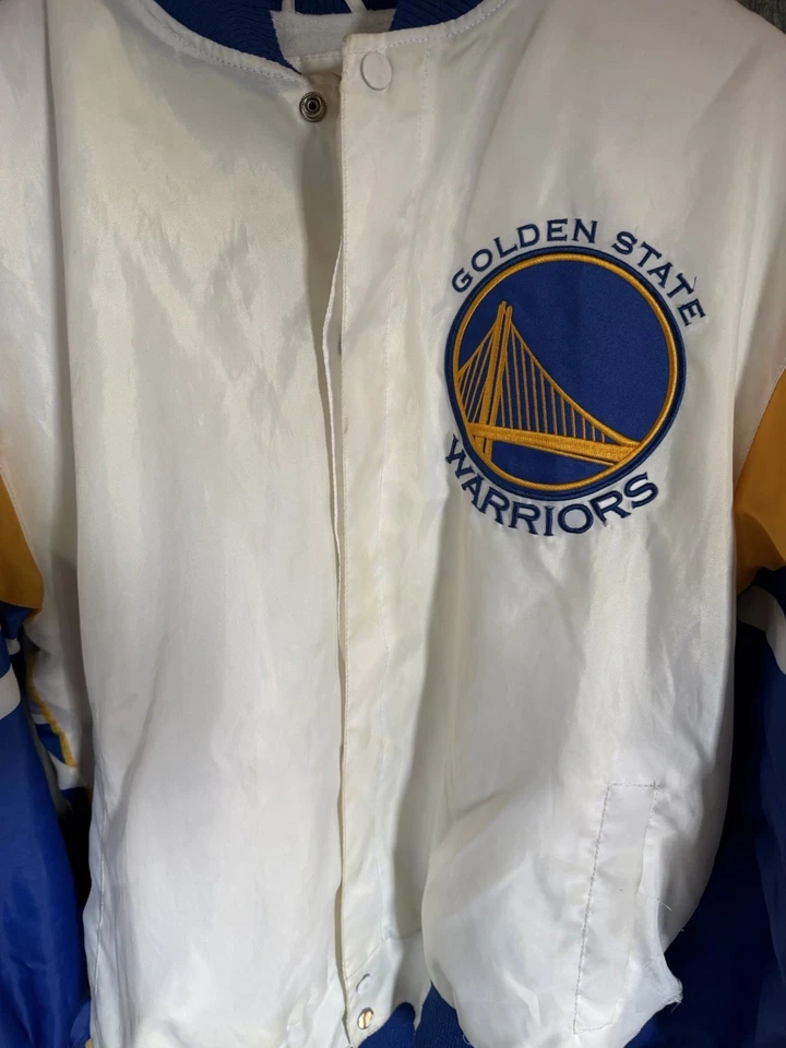 Golden State Warriors INTERCEPTOR Jacket By G-III,Polyester Jacket-NBA LX - Image 2 of 4