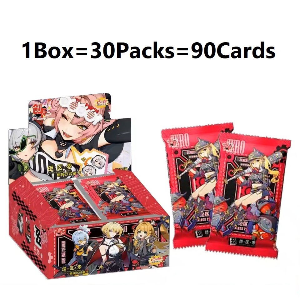 Zenless Zone Zero Premium 30 Pack Booster Box Trading Card Waifu