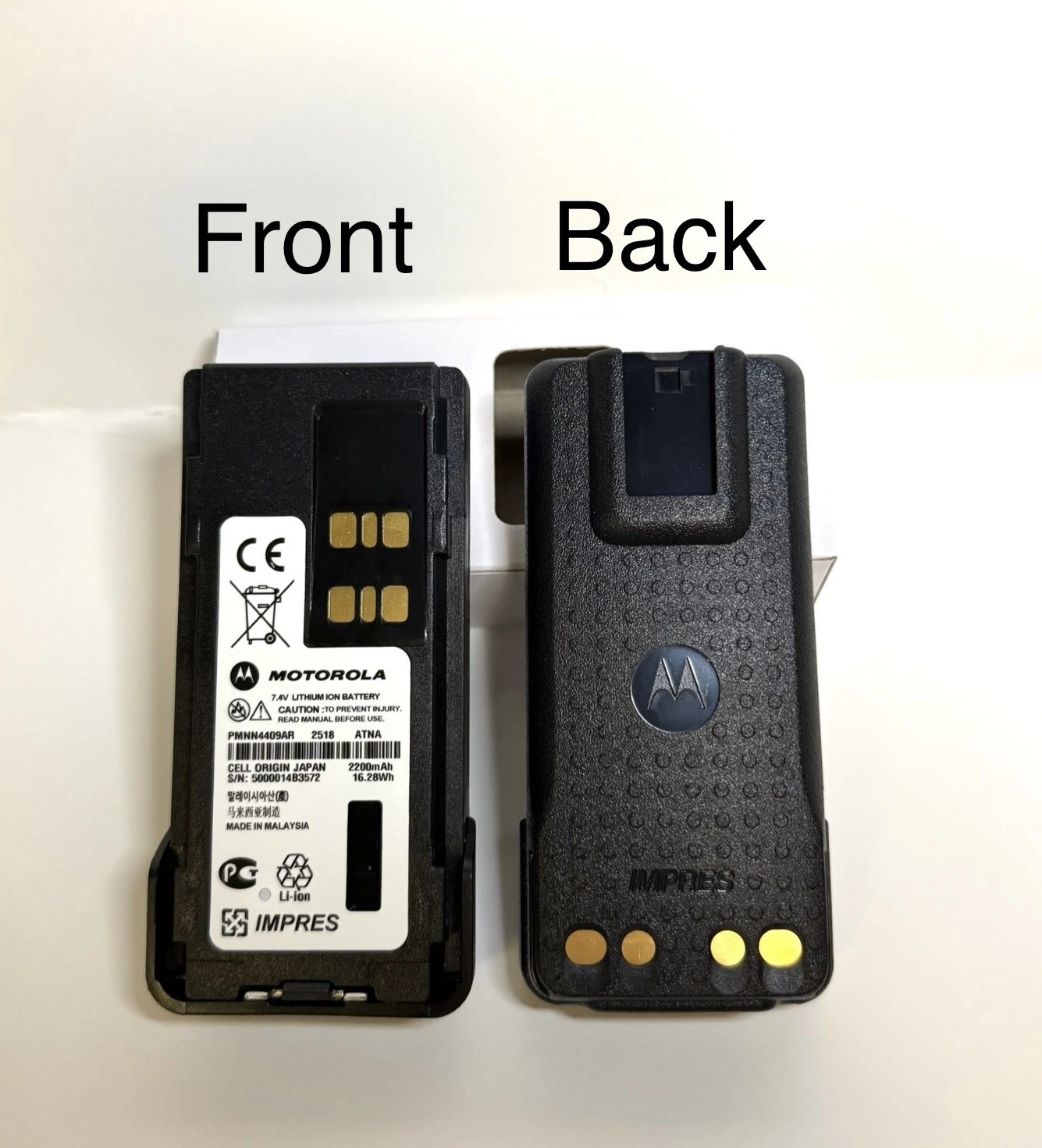 Motorola PMNN4409AR IMPRES Li-Ion Battery
