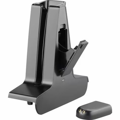 HP Poly 85R49AA Savi 8245 Deluxe Cradle with Battery - Black
