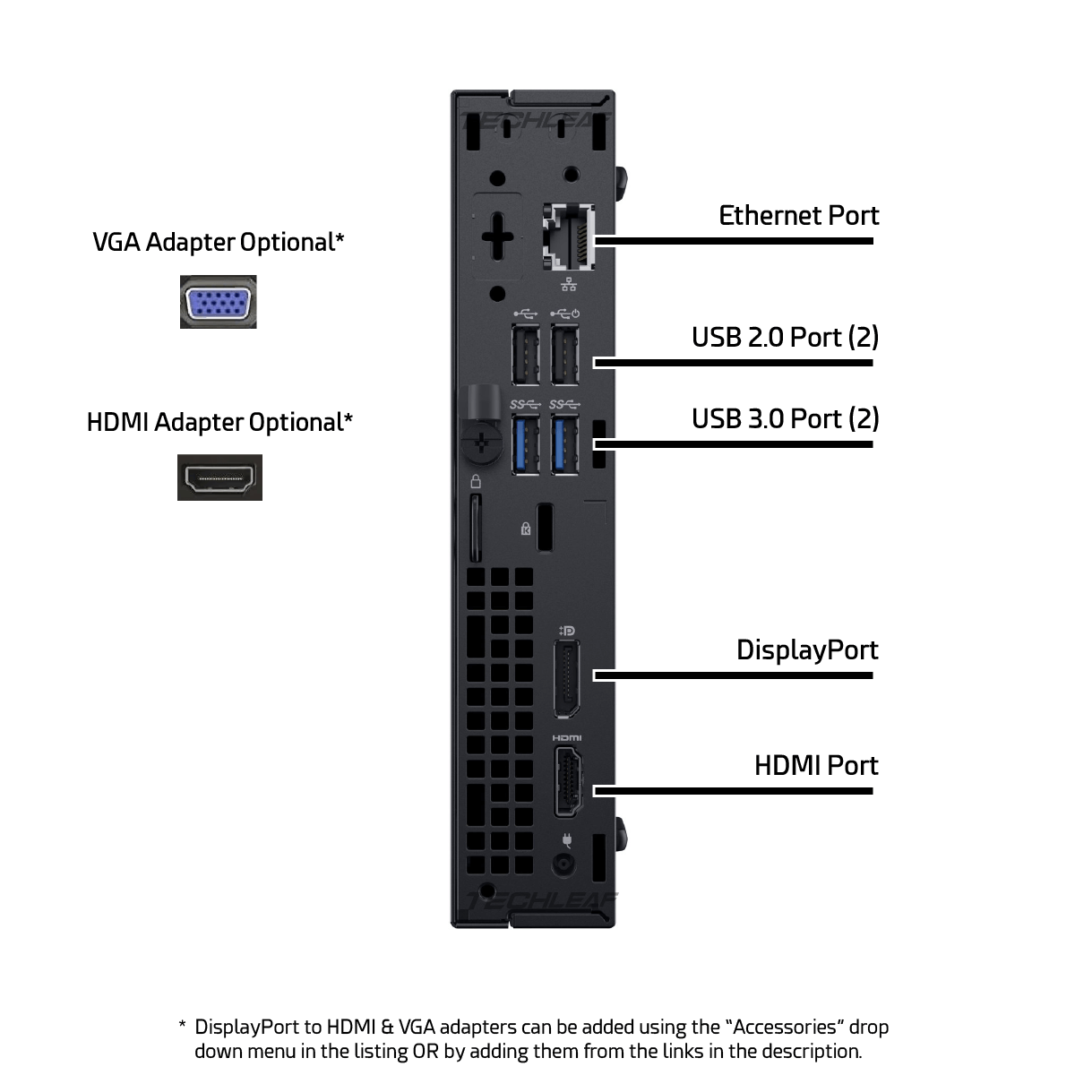 Refurbished Dell Desktop PC – Intel I7, 64GB RAM, 8TB SSD, Windows 10/11, WiFi