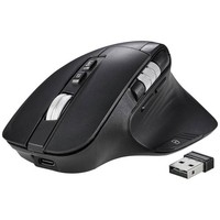 Renkforce RF-OBTM-500 Ergonomische Maus Kabellos Optisch Schwarz 8 Tasten 3200