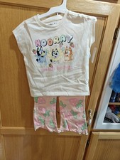 BX7- Bluey Toddler Girls 2-Piece Pink Set Size 18M - NEW