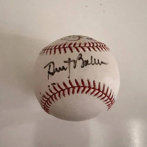 Dusty Baker and Brandon Phillips signed baseball 2008 Cincinnati Reds