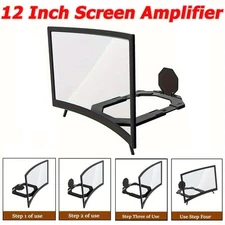 12 Inch phone Screen Magnifier Video Mobile Phone Amplifier Stand Bracket New US