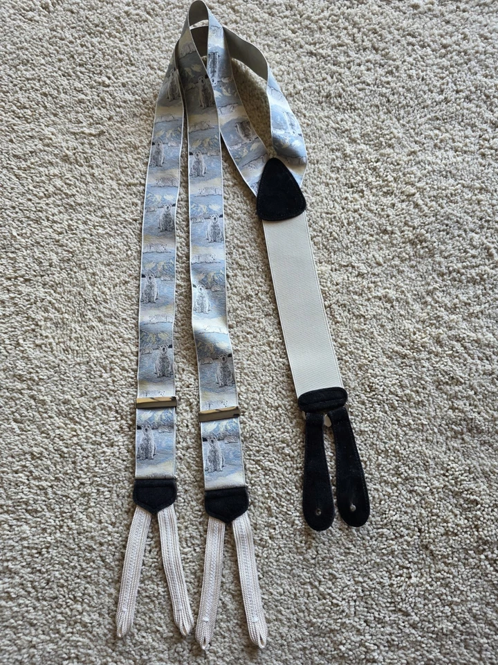 Trafalgar 男式吊带北极熊北极丝绸多色 — 第 2/4 张图片