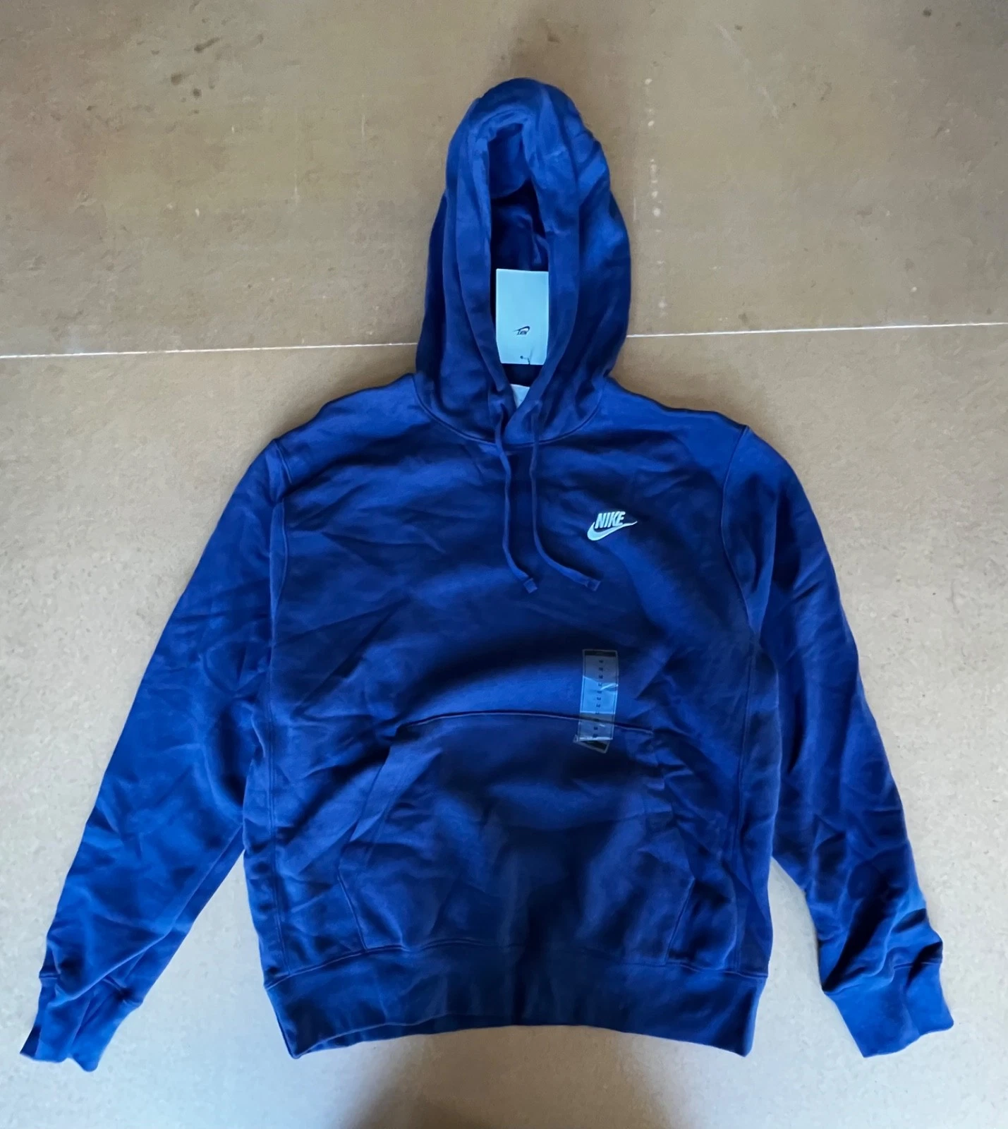 Nike Sportswear Club Fleece Men's Longsleeve Hoodie - Obsidian Mens M BV2654-410