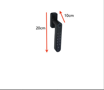 Fingerprint Lock for Windows with Rechargeable Battery and Multi Options