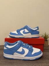 Nike Dunk Low GS 6Y Blue/White Leather Low Top Sneakers CW1590-103