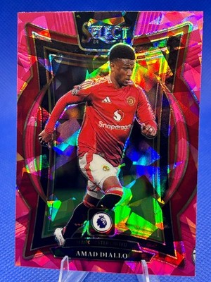 2024-25 Panini Select Premiere League Amad Diallo Pink Ice Terrace #97