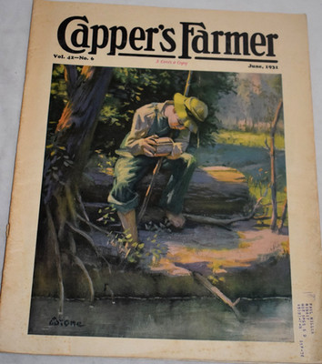 Vintage Capper's Farmer Magazine June 1931 Volume 42 No. 6 Farming Ag Ranching