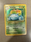 Venusaur Base Set Holo Vintage Original Pokémon Card Played- HP Has Ageplay Wear