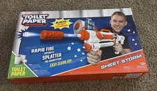 Jakks Toilet Paper Blasters Rapid-Fire Blaster Sheet Storm not used 2019
