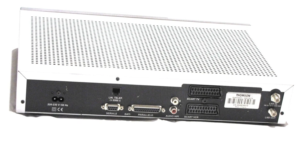 Thomson DSR436T digital satellite ricevitore decoder satellitare 45073570 - Immagine 4 di 4