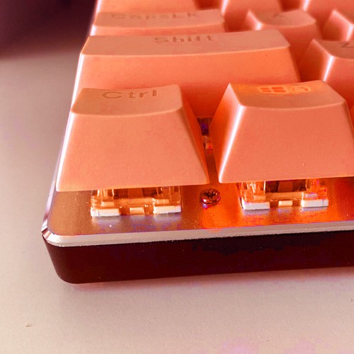 104pcs Universal Mechanical Keyboard Keycap PC Bakclit Key Cap Set (Orange) - Bild 7 von 7