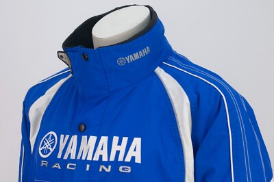Yamaha Racing Paddock Gear Full Zip Nylon Jacket Blue Size Yamaha Racing Paddock Gear Full Zip Nylon Jacket Blue Size