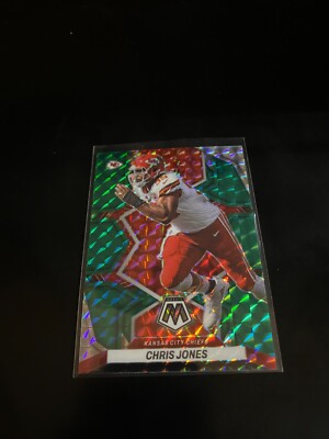 Chris Jones 2022 Panini Mosaic Green Prizm Chiefs 223