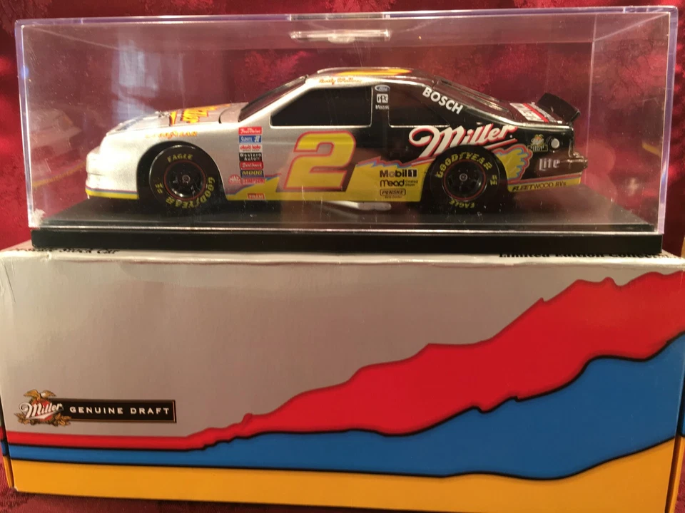 Juego de estuches RUSTY WALLACE #2 Silver Miller 1996 Winston 1/24 BW Bank RCCA 1/64 HO Foto 4 de 4