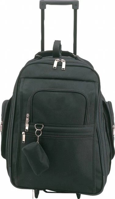 19" Expandable Rolling Travel Backpack TSA Approved Carry On Wheeled Luggage - Image 2 of 2