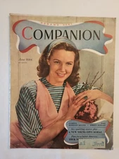 1944 June WOMEN HOME COMPANION Vintage Ads New Young Love Serial (MH203)