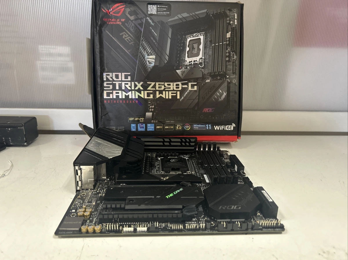 ROG STRIX Z690-G GAMING WIFI  Gaming motherboards｜ROG - Republic of  Gamers｜ROG Brasil