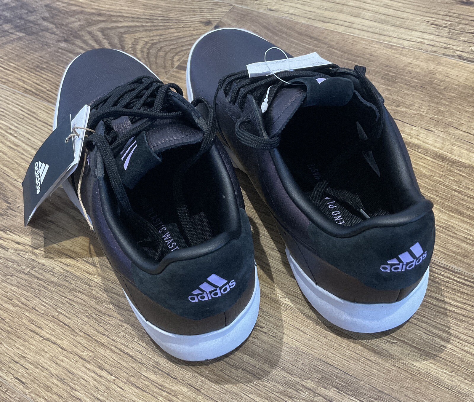 Adidas Adicross Retro Golf Shoes Women's Core Black/ Lilac Spikeless