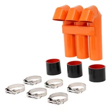 For 2016-2024 Polaris Sportsman Highlifter 3" Aluminum Orange Snorkel Riser Kit