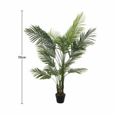 Large Artificial Palm Tree Fake Tropical Plants in Pot Outdoor Indoor Home Decor