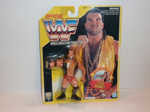 Razor Ramon WWF - Hasbro 1993 - Series 7 - MOC - W...
