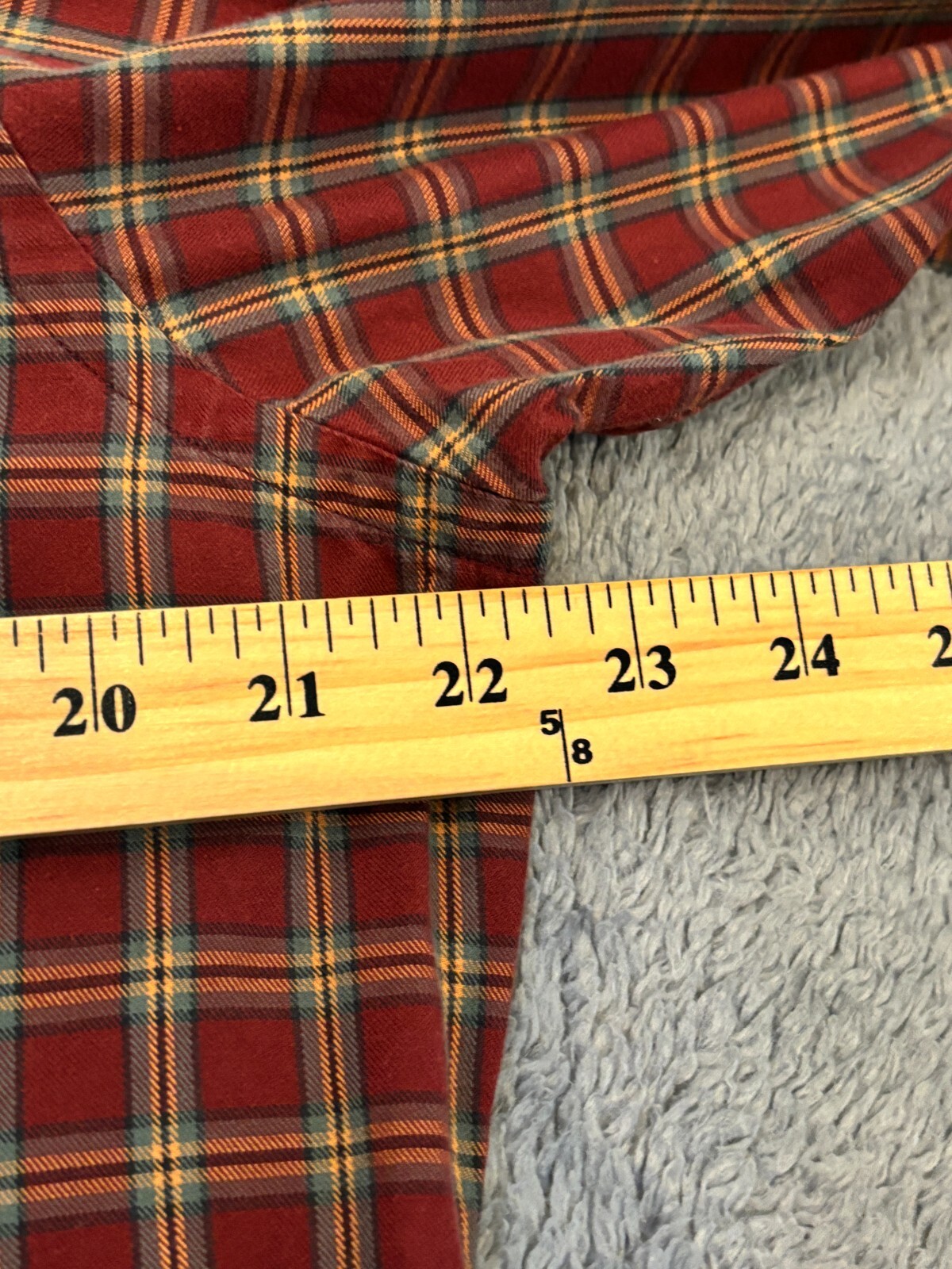 Polo Ralph Lauren vintage camicia uomo 15 33 rossa a quadri bottoni pony anni 90 preppy